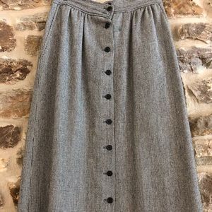 Evan Picone : Black and White Pencil Skirt